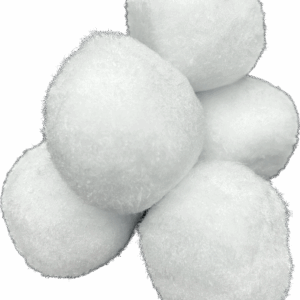 Kule pluszowe kule śnieżne z pluszu 6cm