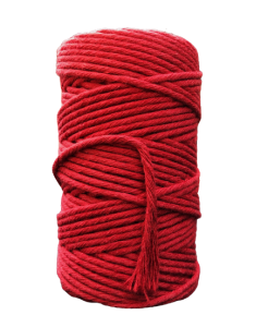 Sznurek bawełniany skręcany KRWAWY 60m 2mm