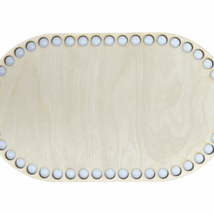 Baza dno koszyka kosz Mojżesza owal 25x15 sklejka