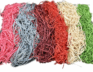 Drewniane wiórki 6 kolorów 30g