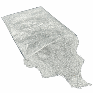 Brokat sypki srebrny pył dekoracyjny do farb 500g