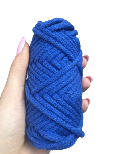 WAS Sznurek bawełniany z rdzeniem ciemny niebieski 20m 5mm WAS