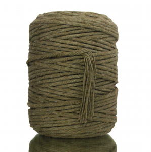 Sznurek bawełniany skręcany KHAKI 100m 3mm
