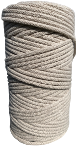 WAS Sznurek bawełniany z rdzeniem 100m 5mm - jasny beżowy WAS