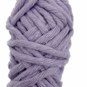 Sznurek bawełniany skręcany FIOLETOWY 10m 5mm