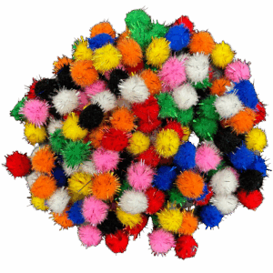 Pompony mix kolorów 1
