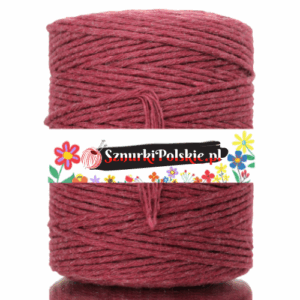 Sznurek bawełniany skręcany 150m 2mm BORDOWY
