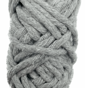 Sznurek bawełniany skręcany SZARY 10m 5mm