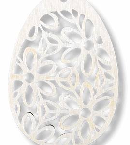 Drewniana zawieszka jajko jajo wielkanocne dekor decoupage ze sklejki 1szt