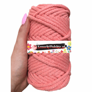 WAS Sznurek bawełniany z rdzeniem łososiowy 50m 5mm WAS