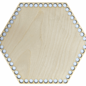 Baza dno koszyka spód sześciokąt 25cm sklejka