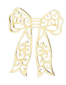 Drewniana kokarda kokardka ozdoba dekor 1szt