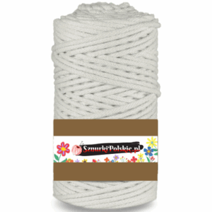 WAS Sznurek bawełniany z rdzeniem 100m 3mm BIAŁY WAS