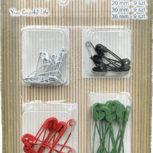 Agrafki kolorowe mix