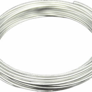 Drucik drut aluminiowy florystyczny srebrny 5m