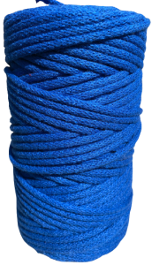 WAS Sznurek bawełniany z rdzeniem 100m 5mm - ciemny niebieski WAS