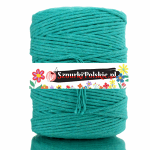 Sznurek bawełniany skręcany 150m 2mm SZMARAGDOWY