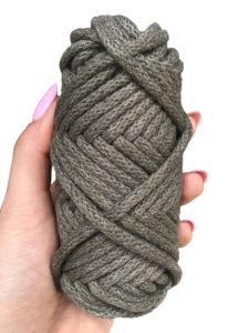 WAS Sznurek bawełniany z rdzeniem khaki 20m 5mm WAS