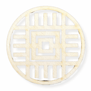 Drewniana podkładka podkładki podstawka pod kubek decoupage ze sklejki 1szt