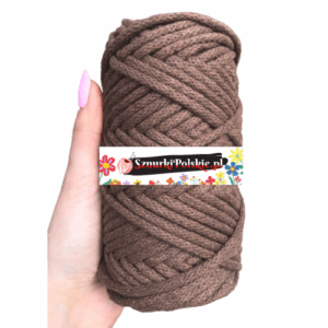 WAS Sznurek bawełniany z rdzeniem brązowy 50m 5mm WAS