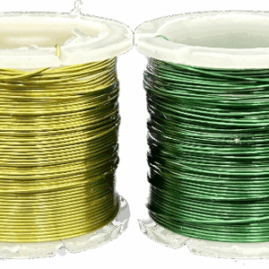 Druciki drut aluminiowe florystyczne szpulki 6 kol