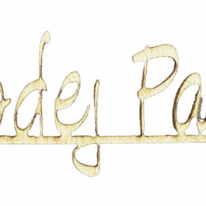 Drewniany napis Młodej Parze scrapki wesele 1szt