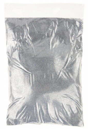 Brokat sypki srebrny dekoracyjny do farb ścian 1kg 1 Zakręcone Sznurki Brokat sypki srebrny dekoracyjny do farb ścian 1kg