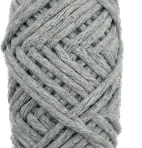 Sznurek bawełniany skręcany SZARY 20m 3mm