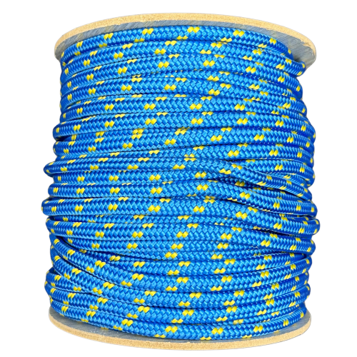 Lina linka polipropylenowa pleciona 12mm 100m 1 Zakręcone Sznurki Lina linka polipropylenowa pleciona 12mm 100m