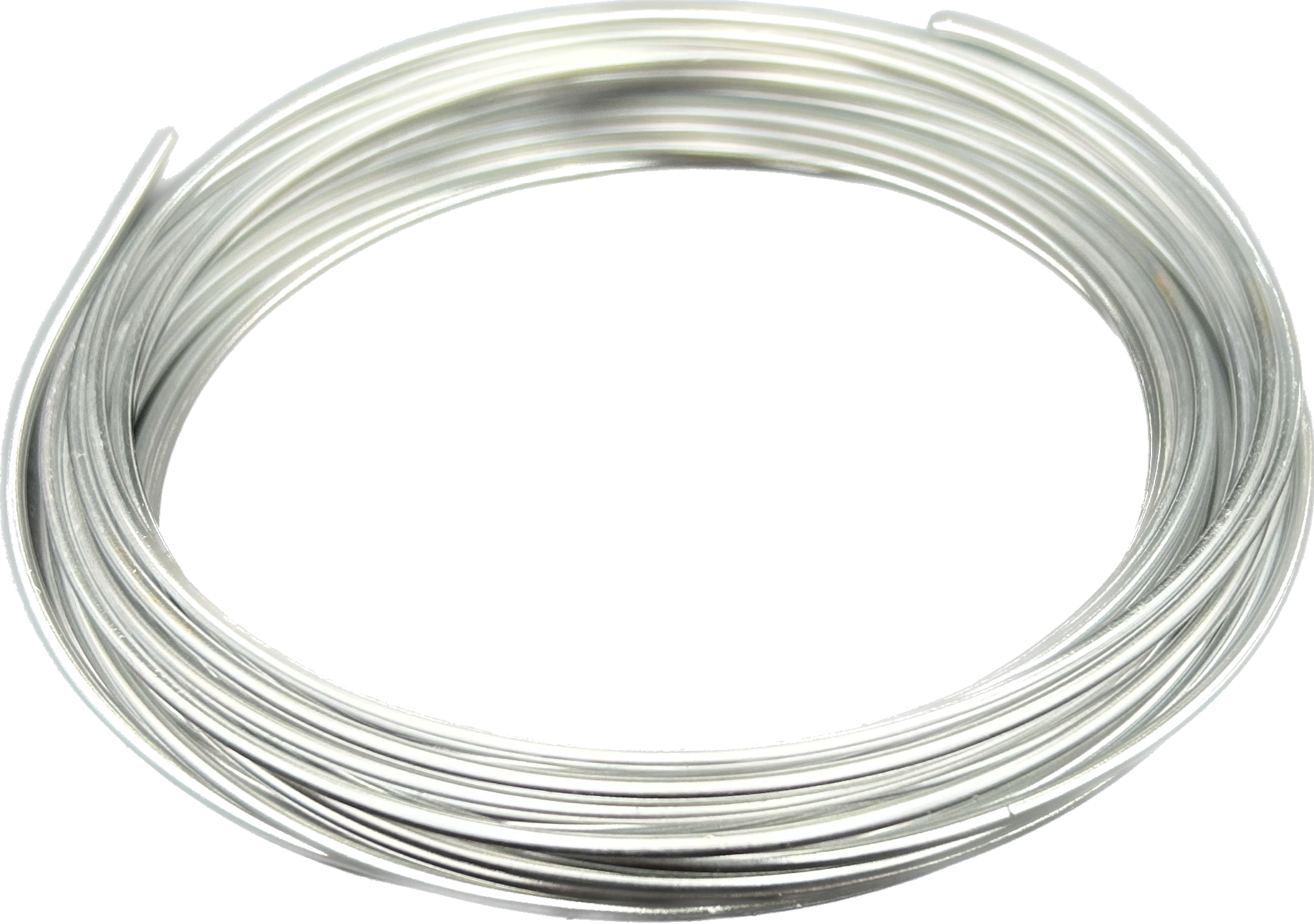 Drucik drut aluminiowy florystyczny srebrny 5m 1 Zakręcone Sznurki Drucik drut aluminiowy florystyczny srebrny 5m