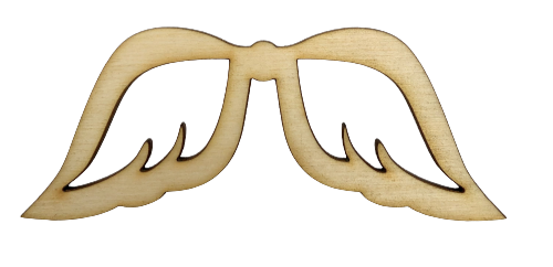 Skrzydełka skrzydła anielskie drewniane 1szt 1 Zakręcone Sznurki Skrzydełka skrzydła anielskie drewniane 1szt