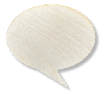 Drewniana emotka emotikon dymek dekor decoupage podkładka podstawka ozdoba 1szt 1 Zakręcone Sznurki Drewniana emotka emotikon dymek dekor decoupage podkładka podstawka ozdoba 1szt