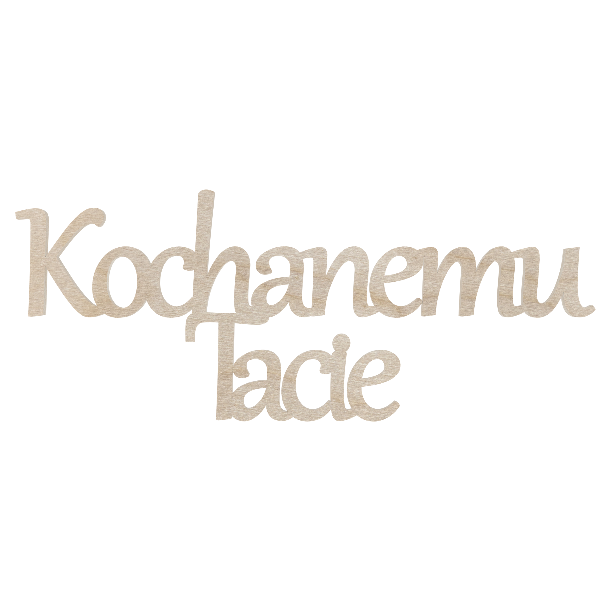 Drewniany napis Kochanemu Tacie scrapki decoupage sklejka ze sklejki 1 Zakręcone Sznurki Drewniany napis Kochanemu Tacie scrapki decoupage sklejka ze sklejki