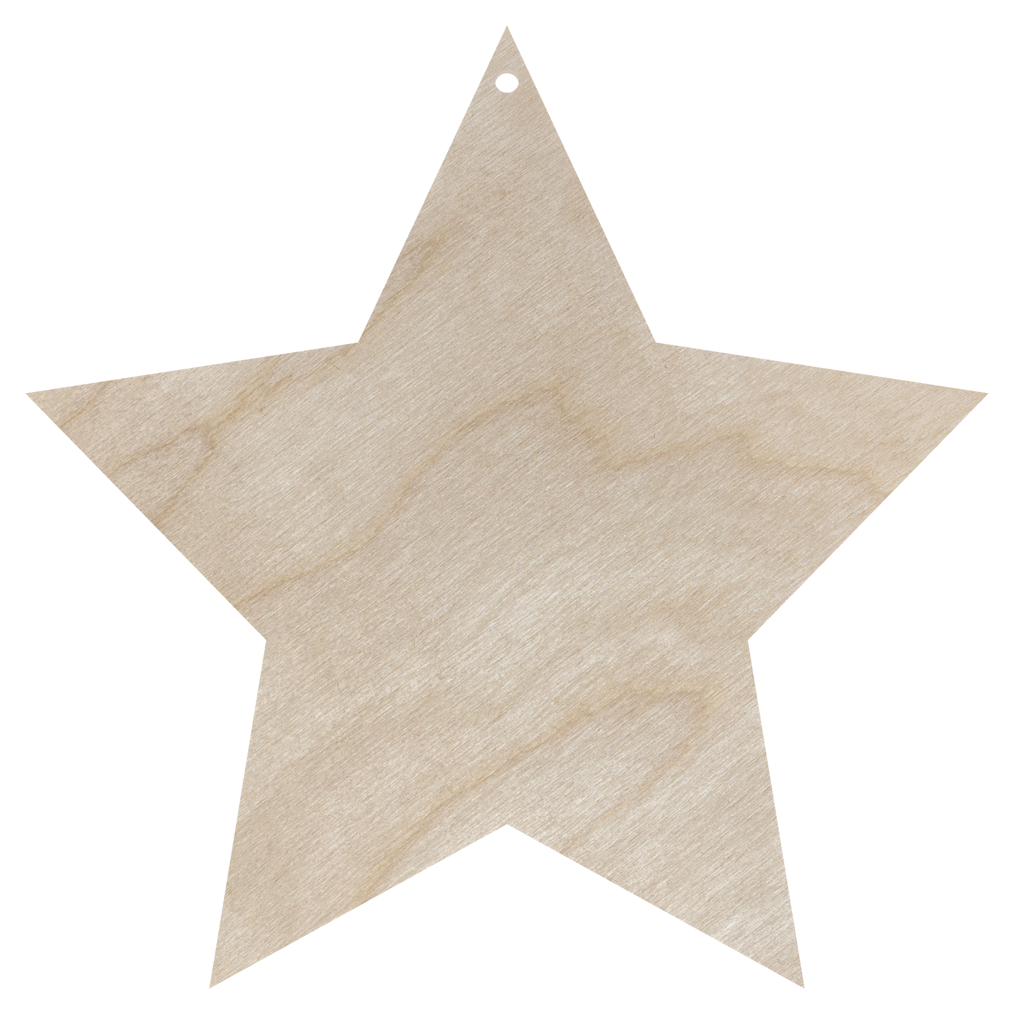 Drewniana zawieszka GWIAZDKA 5CM z otworem gwiazda dekor ze sklejki ozdoba decoupage 1 Zakręcone Sznurki Drewniana zawieszka GWIAZDKA 5CM z otworem gwiazda dekor ze sklejki ozdoba decoupage