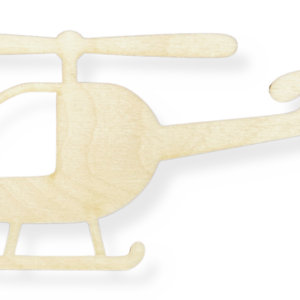Scrapki drewniane helikopter dekor decoupage ozdoba ze sklejki 1szt