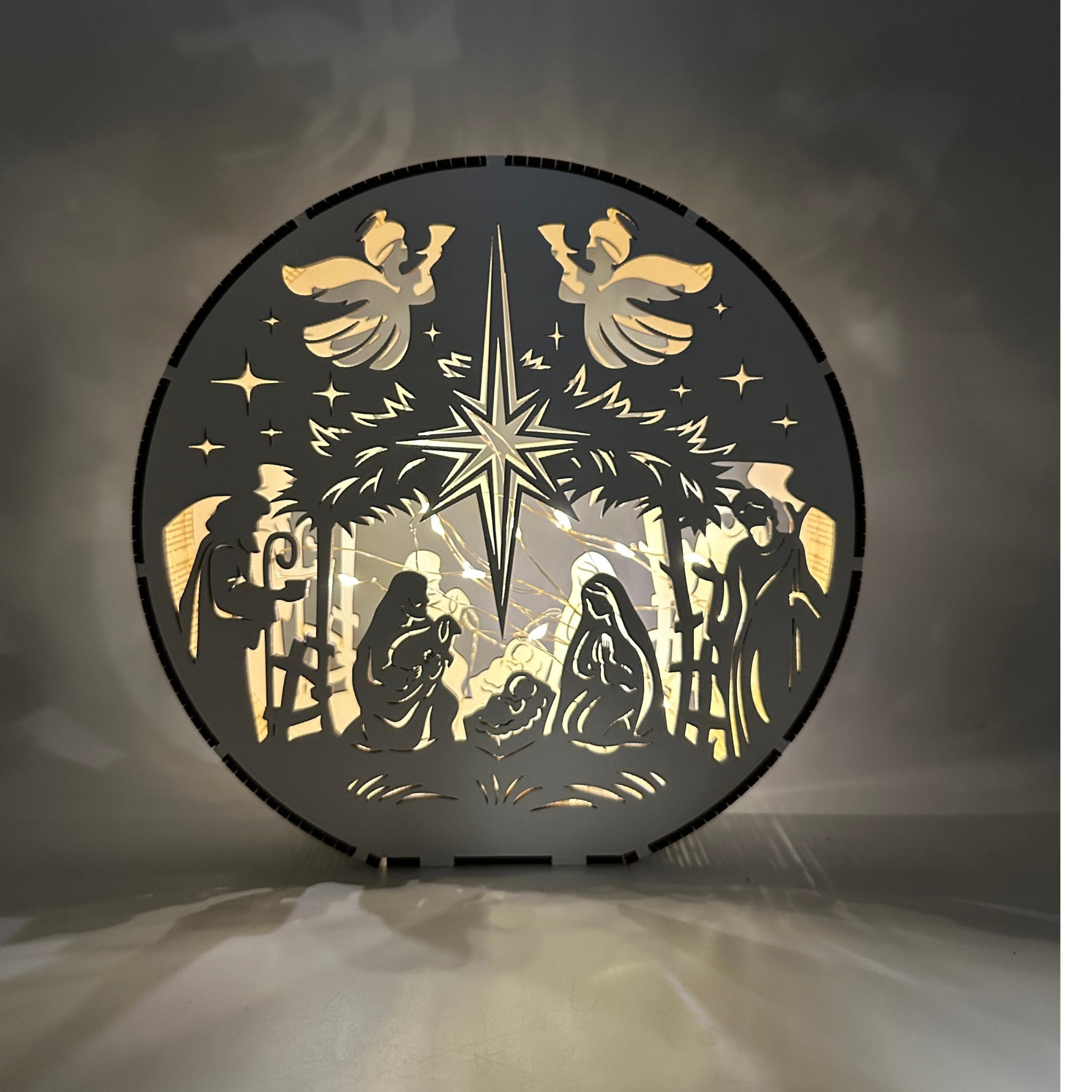 LAMPION Dekoracja Biała ŚWIĄTECZNA Stajenka ŚWIĘTA Boże Narodzenie Ozdoba Dekor BEZ LAMPEK 2 Zakręcone Sznurki LAMPION Dekoracja Biała ŚWIĄTECZNA Stajenka ŚWIĘTA Boże Narodzenie Ozdoba Dekor BEZ LAMPEK