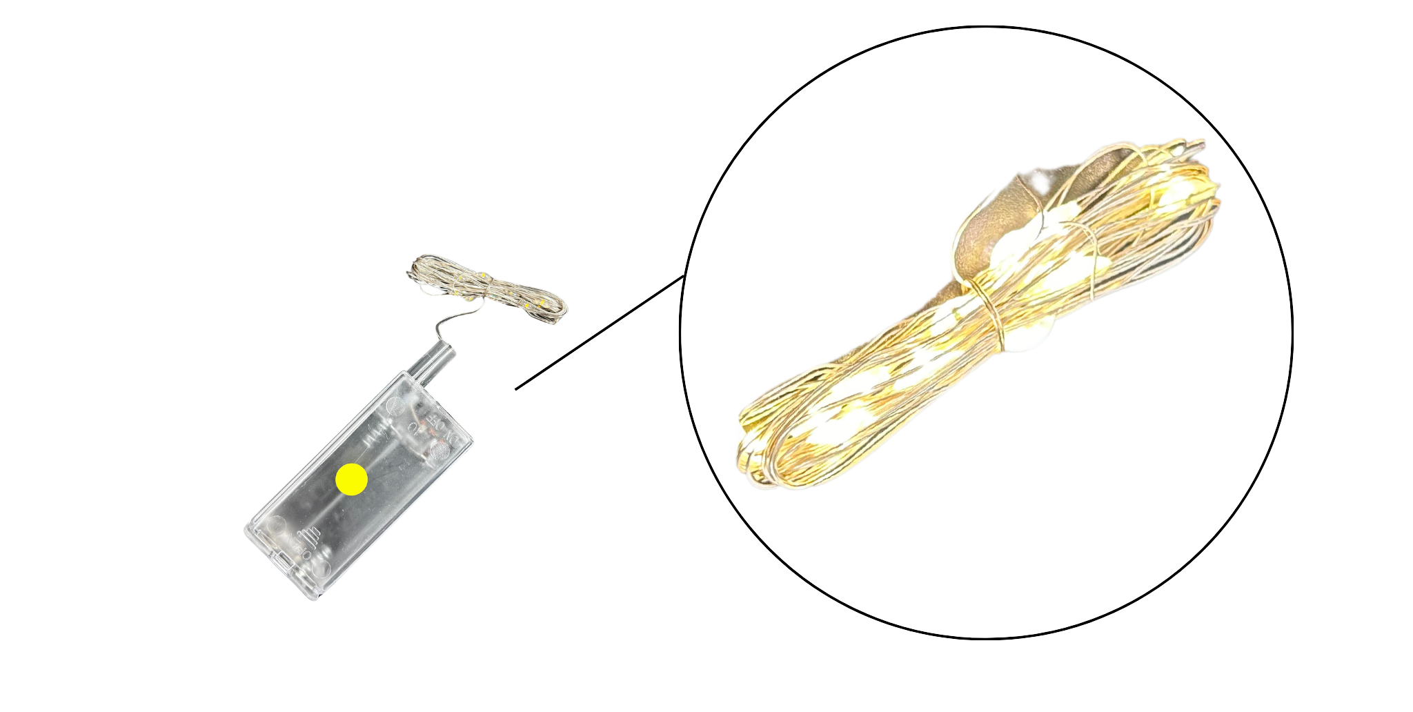 LAMPKA LAMPKI LED 20 LEDÓW CIEPŁY BIAŁY NA BATERIE 1 Zakręcone Sznurki LAMPKA LAMPKI LED 20 LEDÓW CIEPŁY BIAŁY NA BATERIE