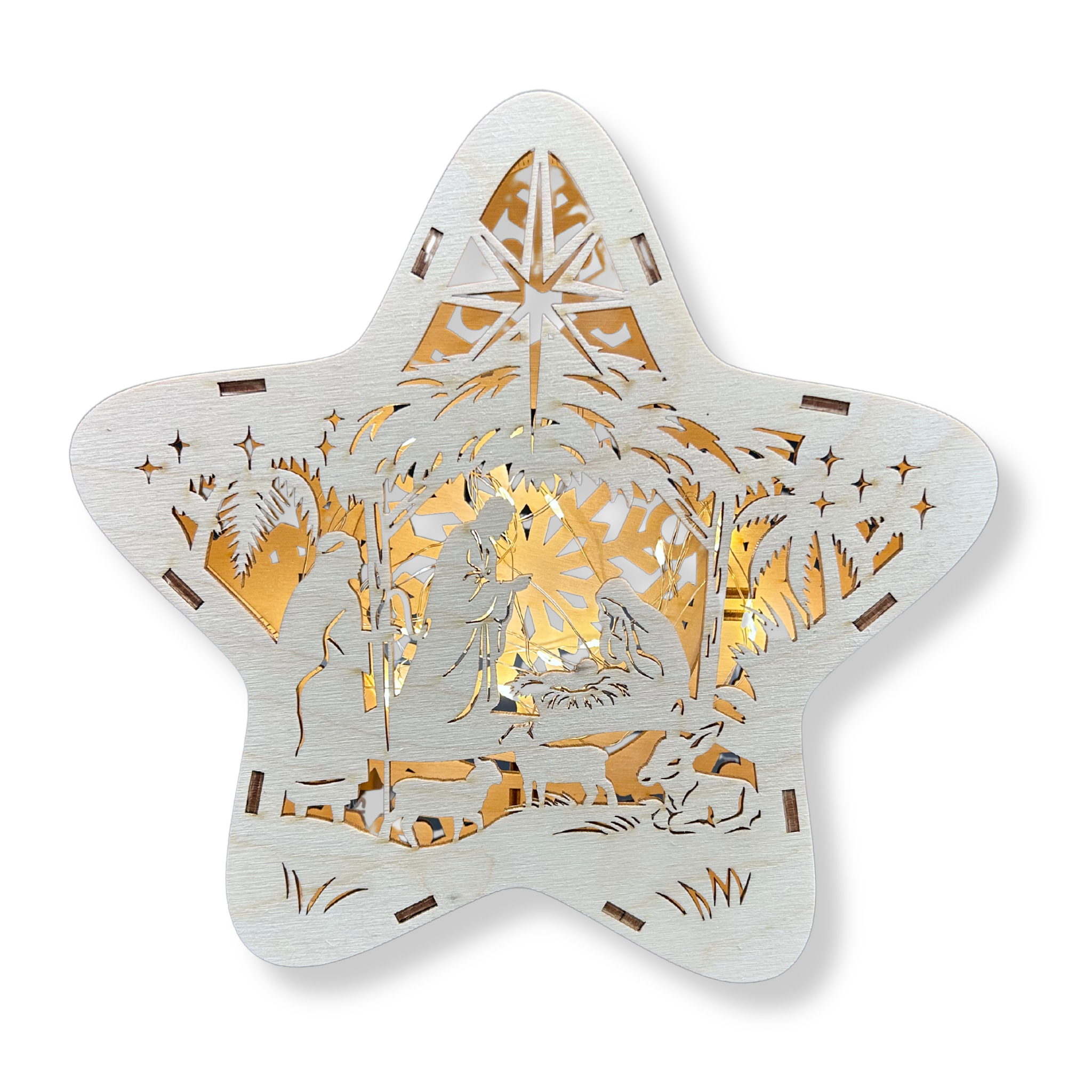 LAMPION Drewniana Gwiazdka ŚWIĄTECZNA Stajenka ŚWIĘTA Boże Narodzenie Ozdoba Dekor BEZ LAMPEK 5 Zakręcone Sznurki LAMPION Drewniana Gwiazdka ŚWIĄTECZNA Stajenka ŚWIĘTA Boże Narodzenie Ozdoba Dekor BEZ LAMPEK