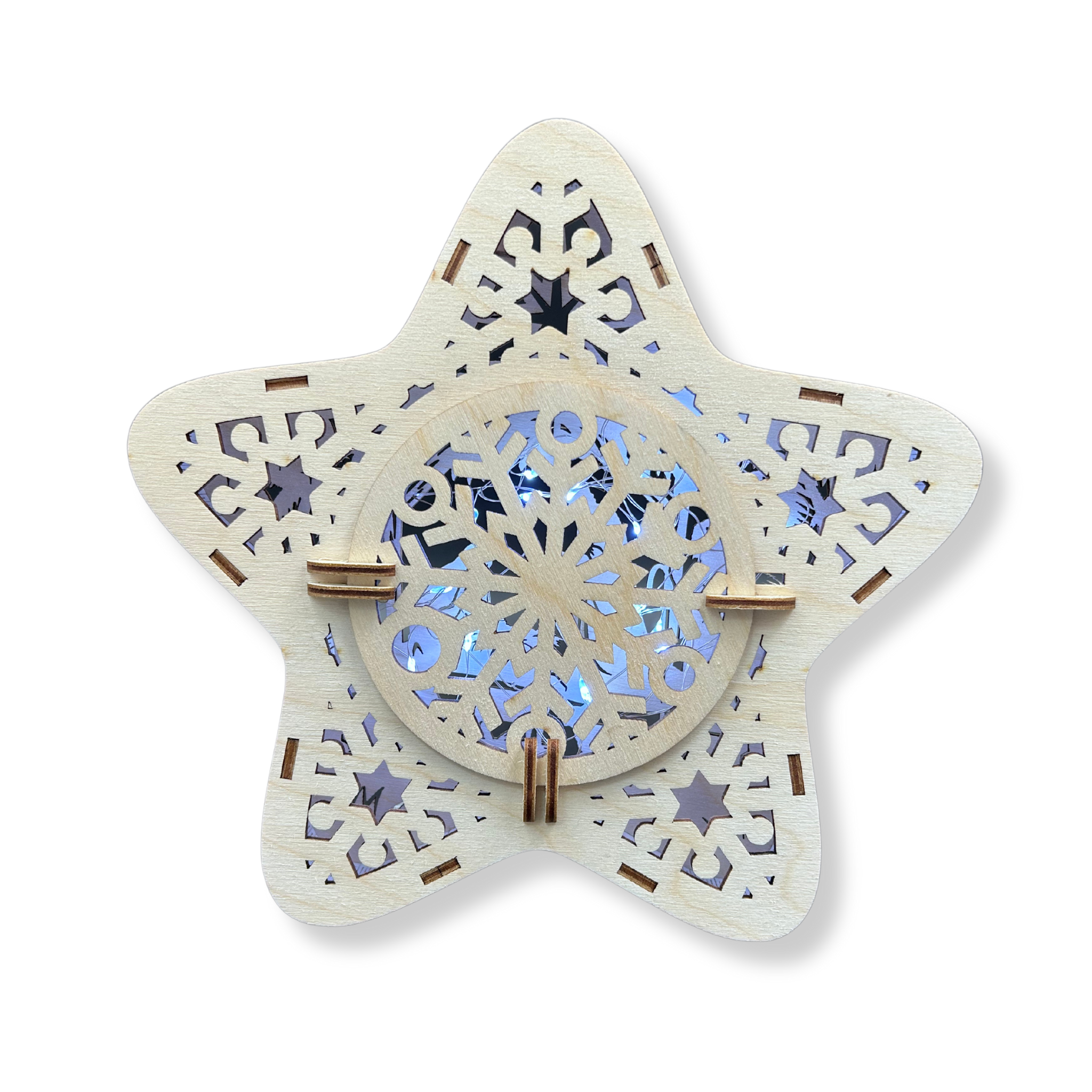 LAMPION Drewniana Gwiazdka ŚWIĄTECZNA Choinka ŚWIĘTA Boże Narodzenie Ozdoba Dekor BEZ LAMPEK 5 Zakręcone Sznurki LAMPION Drewniana Gwiazdka ŚWIĄTECZNA Choinka ŚWIĘTA Boże Narodzenie Ozdoba Dekor BEZ LAMPEK
