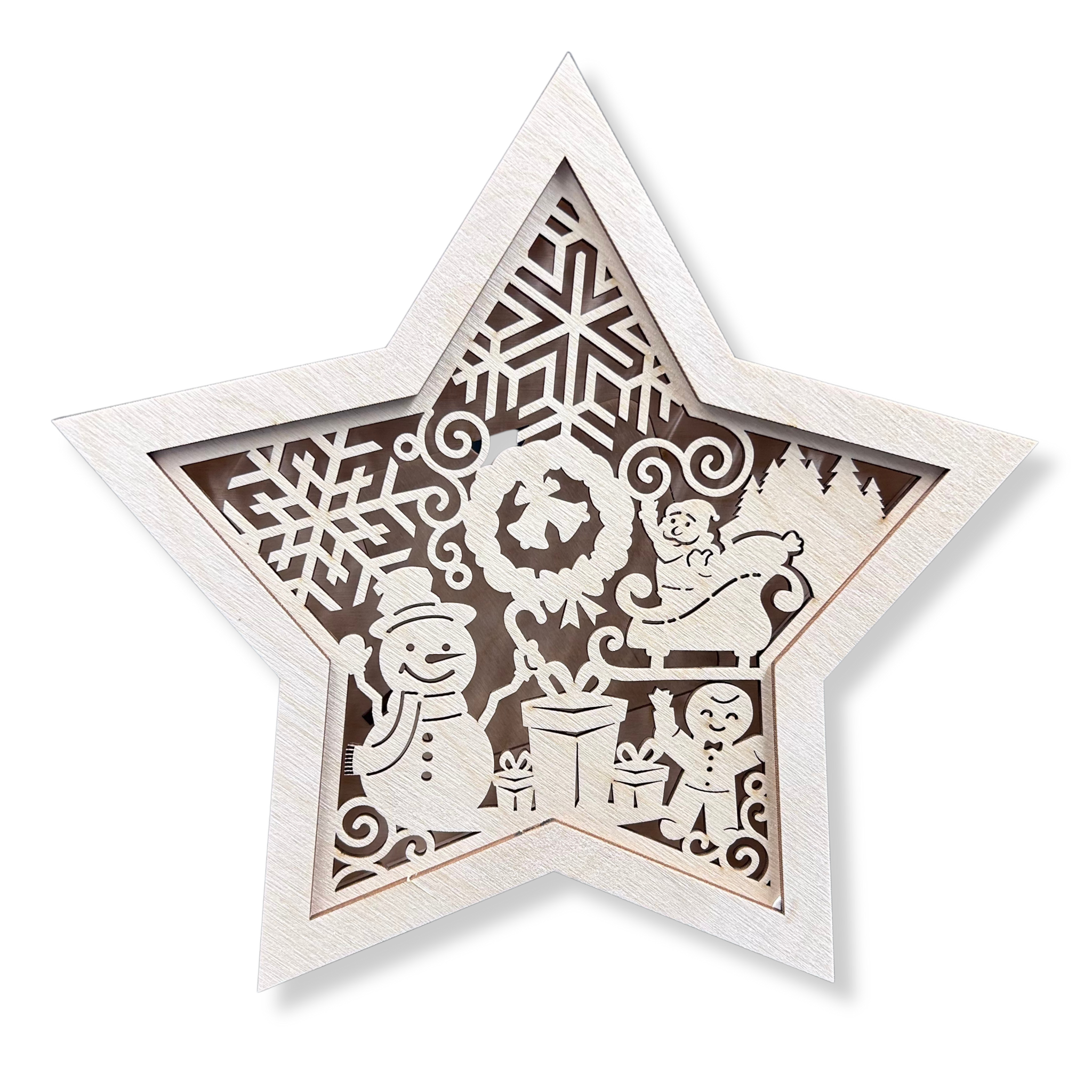 LAMPION Drewniana Gwiazdka ŚWIĄTECZNA Bałwan ŚWIĘTA Boże Narodzenie Ozdoba Dekor BEZ LAMPEK 1 Zakręcone Sznurki LAMPION Drewniana Gwiazdka ŚWIĄTECZNA Bałwan ŚWIĘTA Boże Narodzenie Ozdoba Dekor BEZ LAMPEK