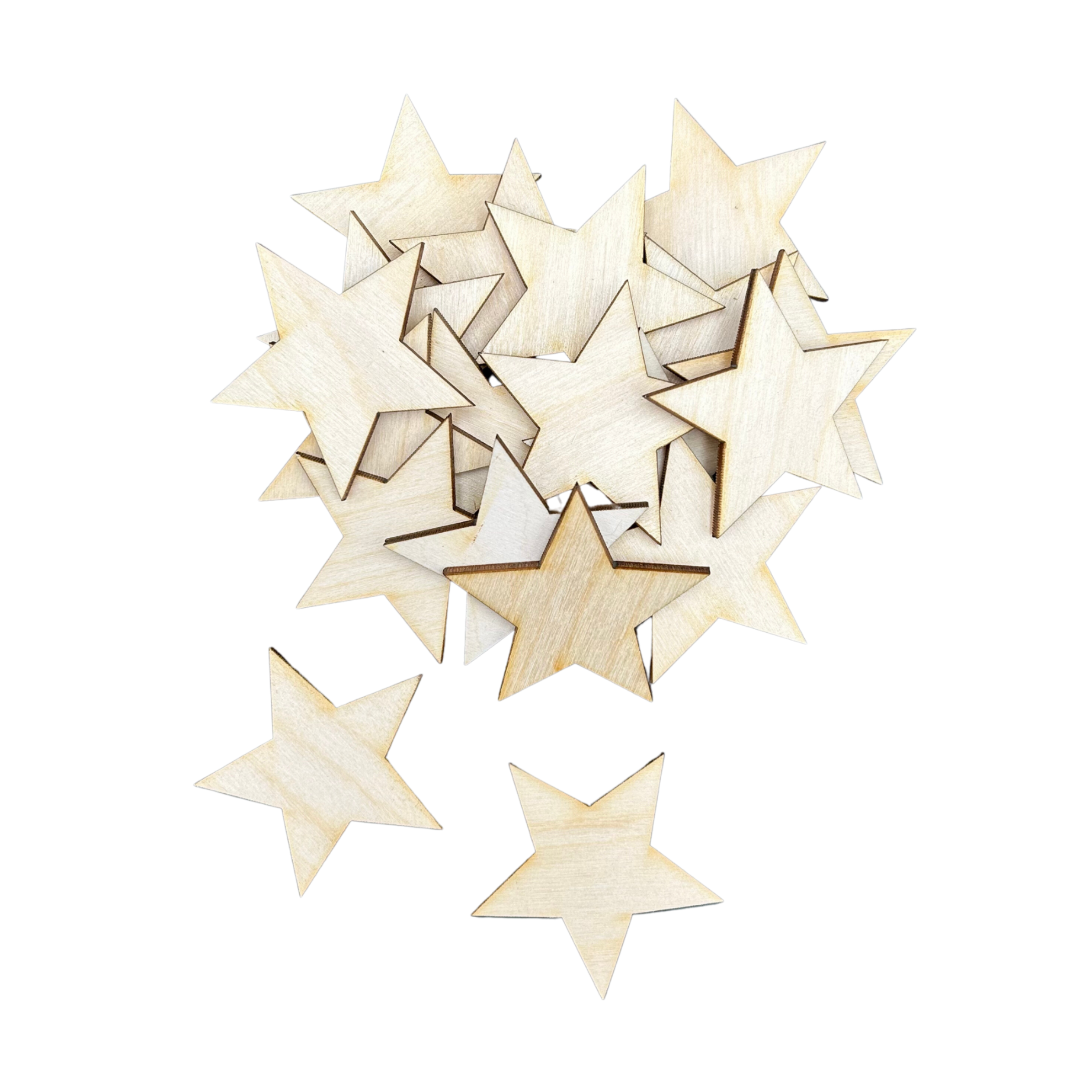 Drewniana GWIAZDKA 3CM 10szt gwiazda ze sklejki ozdoba decoupage scrapki 1 Zakręcone Sznurki Drewniana GWIAZDKA 3CM 10szt gwiazda ze sklejki ozdoba decoupage scrapki