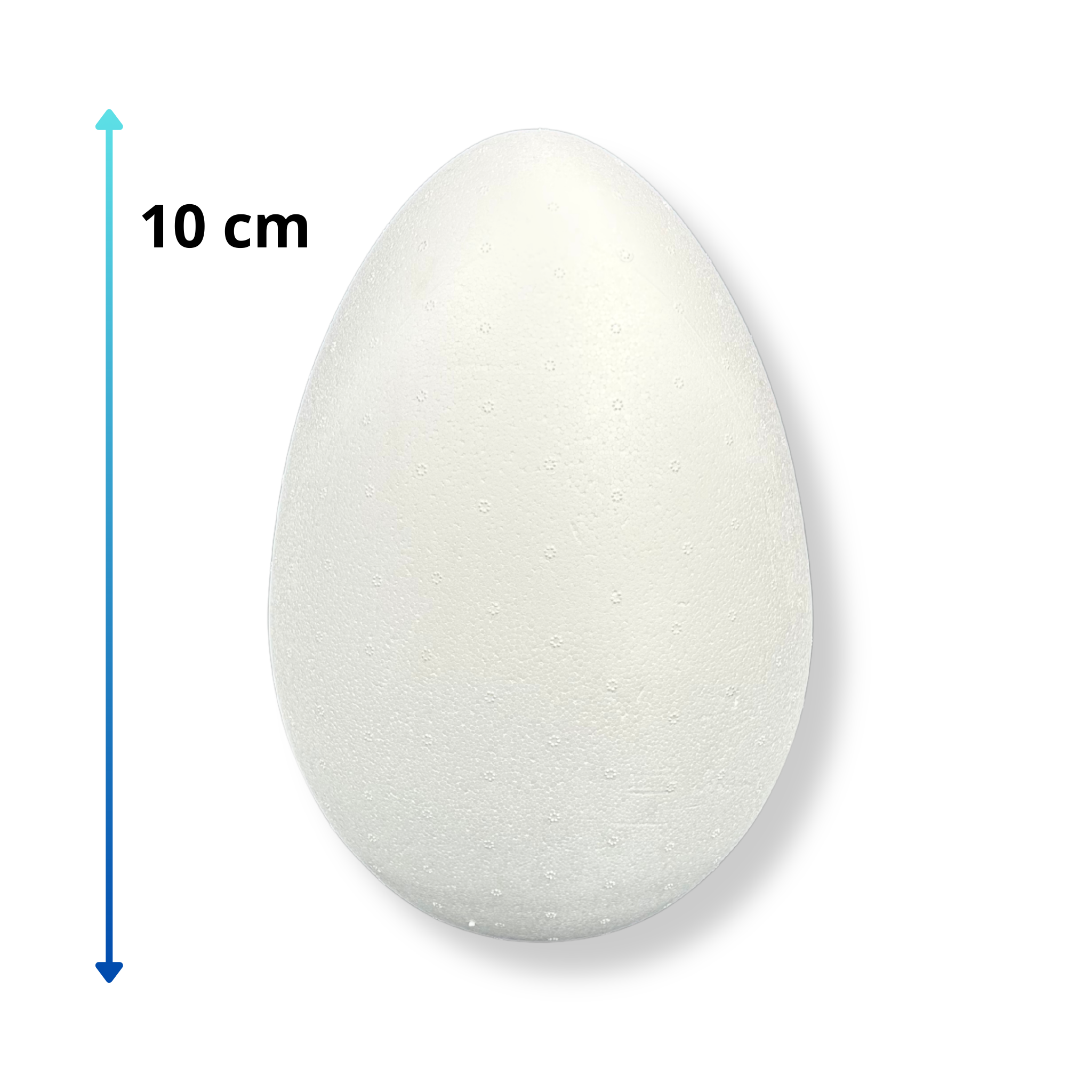 Styropianowe jajo jajko 10 cm 3 Zakręcone Sznurki Styropianowe jajo jajko 10 cm