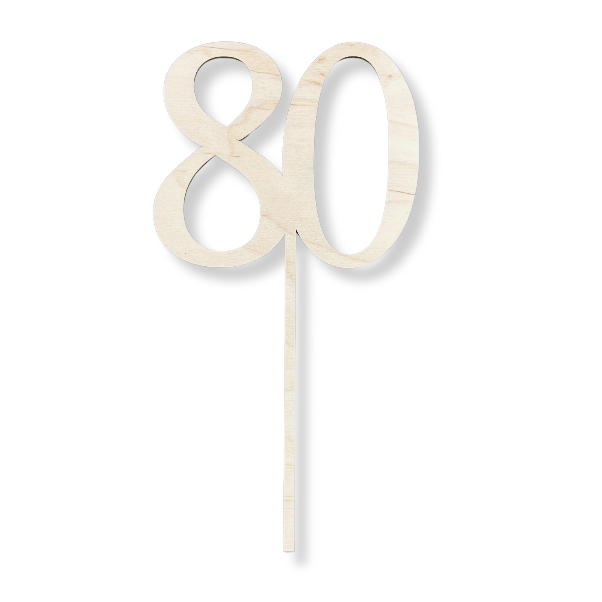 Topper 80 na piku do bukietu tortu kwiatów 1 Zakręcone Sznurki Topper 80 na piku do bukietu tortu kwiatów