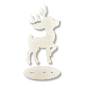 Drewniany RENIFER 25 CM reniferek JELONEK RUDOLF dekoracja stojąca