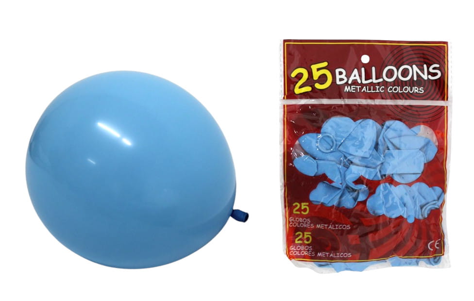 Balony lateksowe NIEBIESKIE kpl 25 szt ok. 30 cm 1 Zakręcone Sznurki Balony lateksowe NIEBIESKIE kpl 25 szt ok. 30 cm