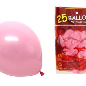 Balony lateksowe RÓŻOWE kpl 25 szt ok. 25 cm