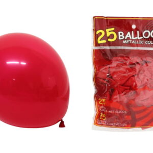 Balony lateksowe CZERWONE kpl 25 szt ok. 25 cm