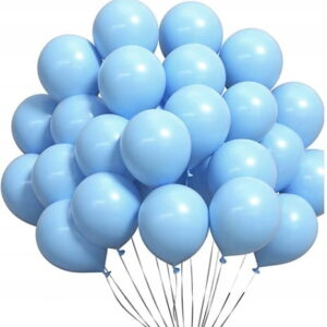 Balony 100 szt NIEBIESKIE ok. 30 cm