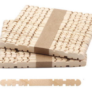 Kreatywne patyczki konstrukcyjne NATURALNE RZEŹBIONE 11x1 cm - kpl 50 szt