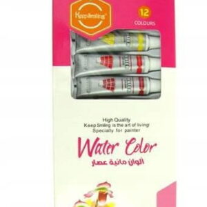 Farby WODNE w tubkach kpl 12 szt x 6ml